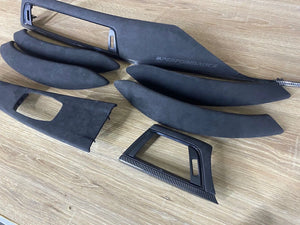 BMW F30 F31 F32 F36 Alcantara Interior Trim Set Carbon Fiber M Perfomance LHD