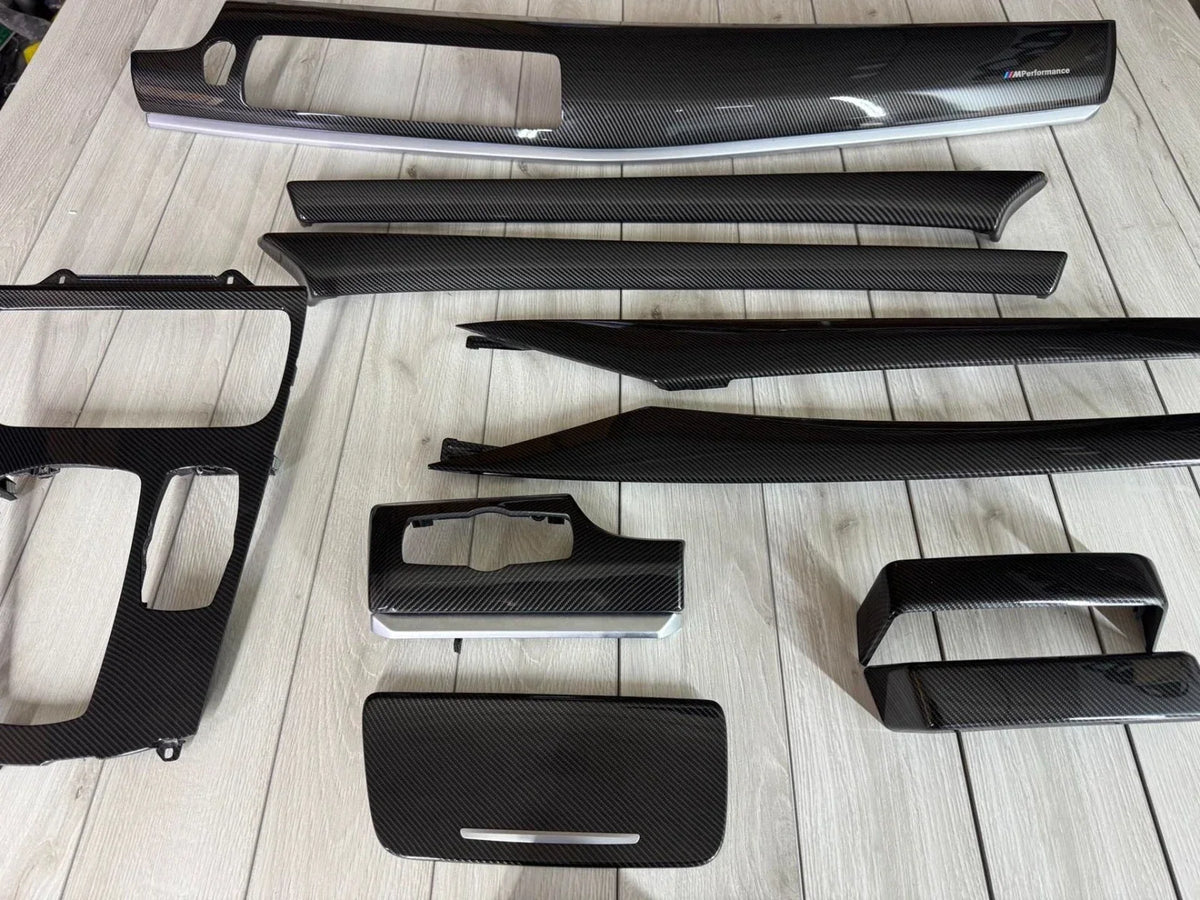 BMW F07 Interior trim parts SET Glossy Carbon FIBER LHD