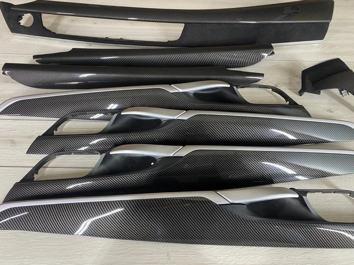 BMW X5 F15 M performance Interior Trim 8PCS CARBON FIBER ALKANTARA EDITION LHD