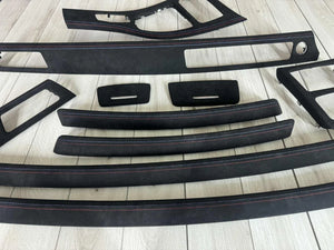 BMW E92 Interior trim parts SET CIC Alcantara Leather M stitch RHD