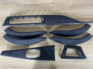 BMW F30 F31 F32 F36 Alcantara Interior Trim Set Carbon Fiber M Perfomance LHD