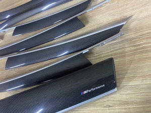 BMW X5 E70 X5M M performance Interior Trim 9PCS CARBON FIBER LHD