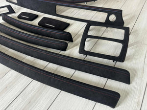 BMW E92 Interior trim parts SET CIC Alcantara Leather M stitch RHD