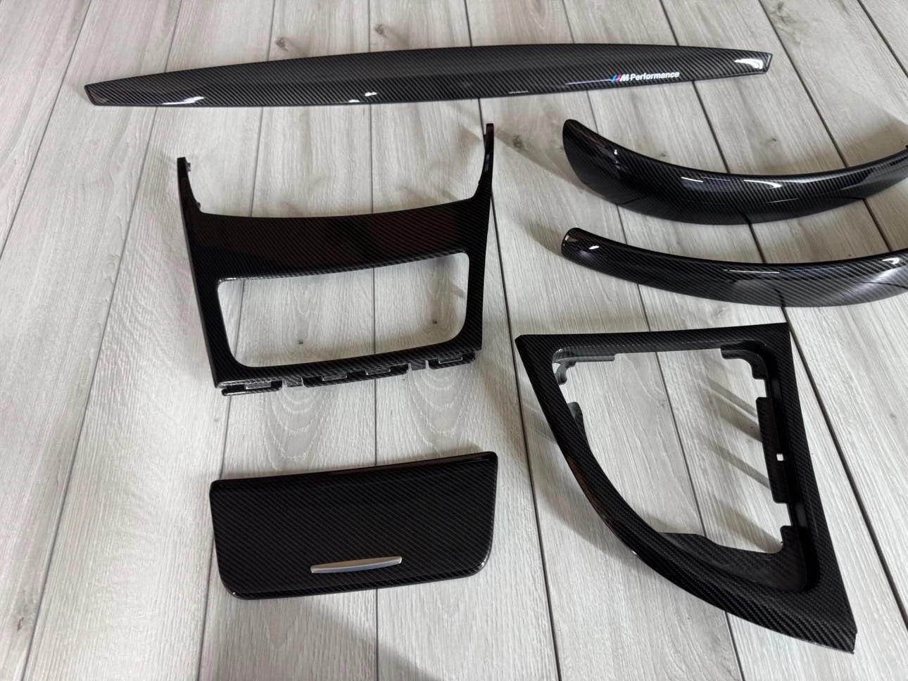 BMW 1 SERIES E81 E82 E88 CARBON FIBRE INTERIOR TRIM SET M PERFORMANCE LHD
