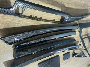 BMW F10 F11 Series Interior Trim parts CARBON FIBER LHD 9 PCS LHD RHD