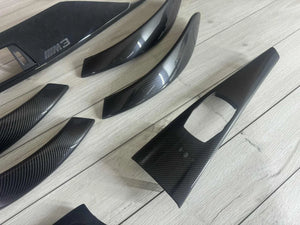 BMW F80 M3 Interior trim parts SET Alcantara + Carbon Fiber LHD