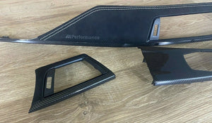 BMW M3 M4 Series F80 F82 M performance Interior Trim ALKANTARA CARBON FIBER RHD