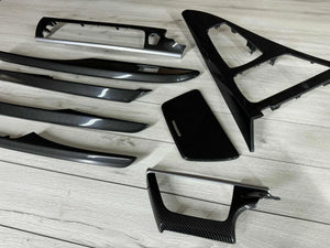 BMW F06 Interior trim parts SET Glossy Carbon FIBER RHD LHD