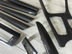 BMW X3 X4 F25 F26 M performance Interior Trim SET CARBON FIBER LHD