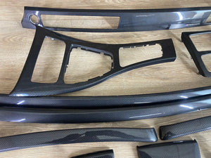 BMW E92 LHD Carbon Fiber Interior Trim Set M Performance NO NAVIGATION