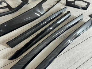 BMW F10 F11 Interior trim parts SET Carbon Fiber RHD