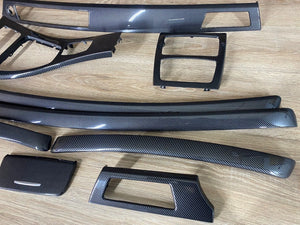 BMW E92 LHD Carbon Fiber Interior Trim Set CIC