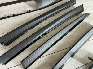 BMW F10 F11 M5 Interior trim parts SET Matte Carbon FIBER LHD