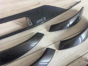 BMW F80 M3 F30 F32 F34 F36 Carbon fiber Alcantara Interior trim parts SET LHD