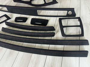 BMW E92 Interior trim parts SET CIC Alcantara Leather M stitch RHD