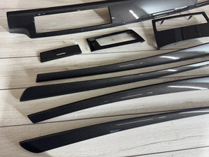 BMW E60 E61 CCC LCI Interior trim parts SET Carbon FIBER LHD