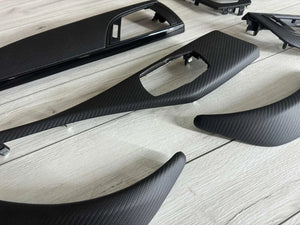 BMW F22 Interior trim parts SET CARBON LEATHER LHD PRE LCI