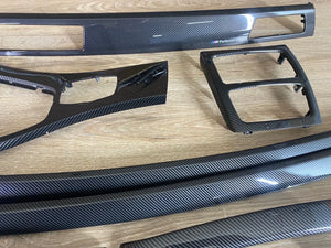BMW E92 LHD Carbon Fiber Interior Trim Set M Performance CIC