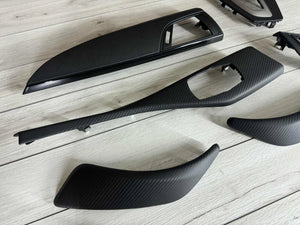 BMW F22 Interior trim parts SET CARBON LEATHER LHD PRE LCI
