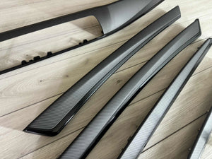 BMW F10 F11 M5 Interior trim parts SET Matte Carbon FIBER LHD