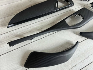 BMW F22 Interior trim parts SET CARBON LEATHER LHD PRE LCI