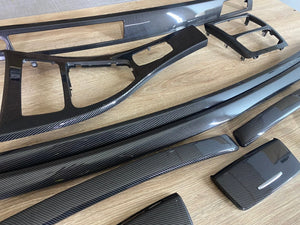 BMW E92 LHD Carbon Fiber Interior Trim Set CIC