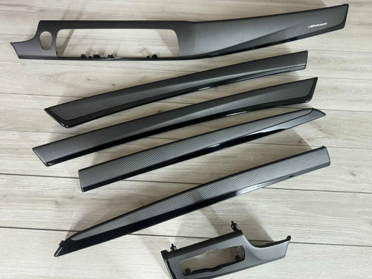 BMW F10 F11 M5 Interior trim parts SET Matte Carbon FIBER LHD