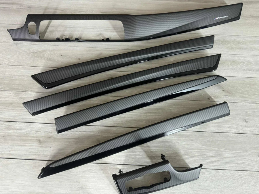 BMW F10 F11 M5 Interior trim parts SET Matte Carbon FIBER LHD