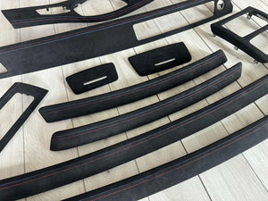 BMW E92 Interior trim parts SET CIC Alcantara Leather M stitch RHD