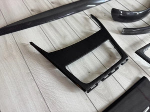 BMW 1 SERIES E81 E82 E88 CARBON FIBRE INTERIOR TRIM SET M PERFORMANCE LHD