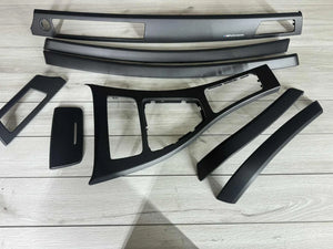 BMW E90 E91 M performance Interior Trim SET MATTE CARBON FIBER LHD NON IDRIVE