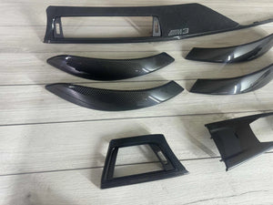 BMW F80 M3 Interior trim parts SET Alcantara + Carbon Fiber LHD