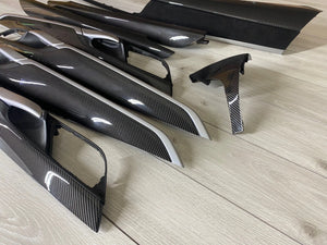 BMW X5 F15 M performance Interior Trim 8PCS CARBON FIBER ALKANTARA EDITION LHD