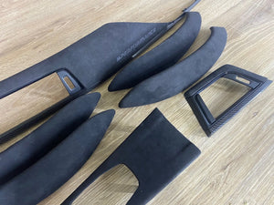 BMW F30 F31 F32 F36 Alcantara Interior Trim Set Carbon Fiber M Perfomance LHD