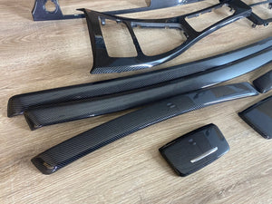 BMW E92 LHD Carbon Fiber Interior Trim Set NO NAVIGATION