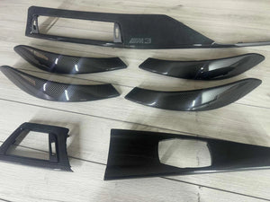 BMW F80 M3 Interior trim parts SET Alcantara + Carbon Fiber LHD