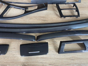 BMW E92 LHD Carbon Fiber Interior Trim Set CIC