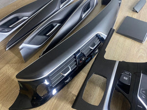 BMW G30 G31 M performance Interior Trim MATTE 9PCS CARBON FIBER LHD