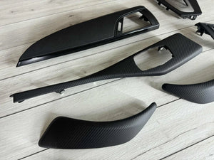 BMW F22 Interior trim parts SET CARBON LEATHER LHD PRE LCI