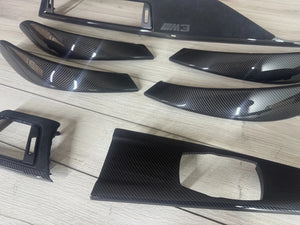 BMW F80 M3 F30 F32 F34 F36 Carbon fiber Alcantara Interior trim parts SET LHD