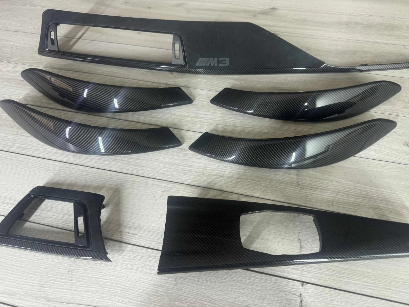 BMW F80 M3 Interior trim parts SET Alcantara + Carbon Fiber LHD