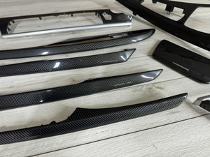 BMW F06 Interior trim parts SET Glossy Carbon FIBER RHD LHD