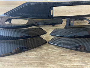 BMW 3 4 SERIES F30 F32 M PERFORMANCE INTERIOR TRIM ALKANTARA CARBON FIBRE RHD