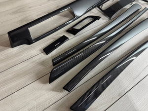 BMW E60 E61 CCC LCI Interior trim parts SET Carbon FIBER LHD