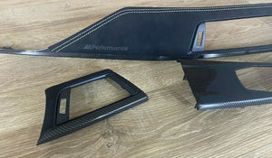BMW M3 M4 Series F80 F82 M performance Interior Trim ALKANTARA CARBON FIBER RHD