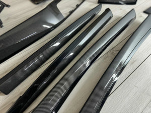 BMW F10 F11 Interior trim parts SET Carbon Fiber RHD