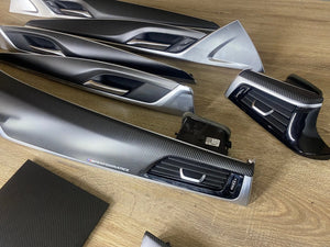 BMW G30 G31 M performance Interior Trim MATTE 9PCS CARBON FIBER LHD