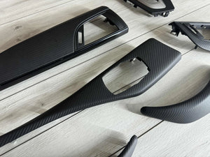 BMW F22 Interior trim parts SET CARBON LEATHER LHD PRE LCI