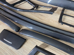 BMW E92 LHD Carbon Fiber Interior Trim Set NO NAVIGATION