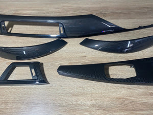 BMW F32 M4 Series Interior Trim part CARBON FIBER LHD 5 PCS LHD M Performance